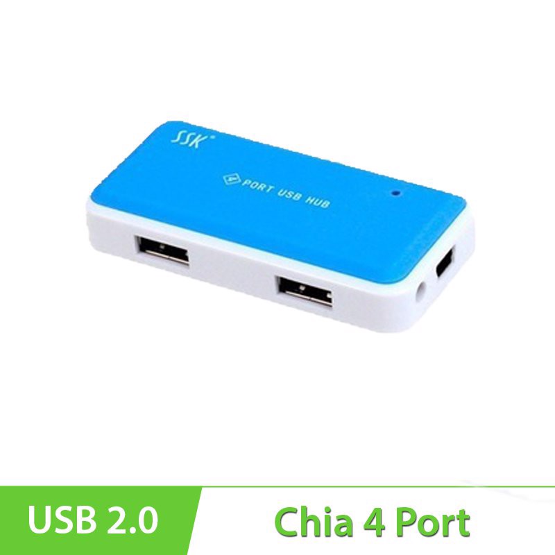 Hub USB 4 cổng (2.0) SSK SHU008